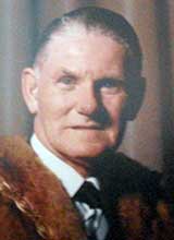 Picture of Cyng. T.V. Davies. Mayor of Llanelli 1974 - 75 